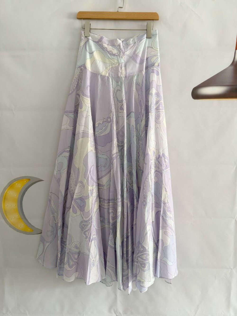 Pucci Orchidee-print Maxi Skirt in Cotton-muslin - Picture 5 of 9